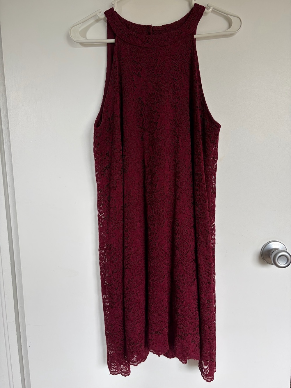 Altar’d State Burgundy Lace Dress